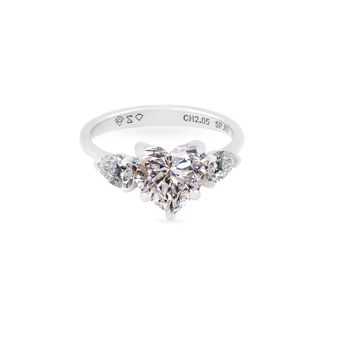 Heart Diamond Ring